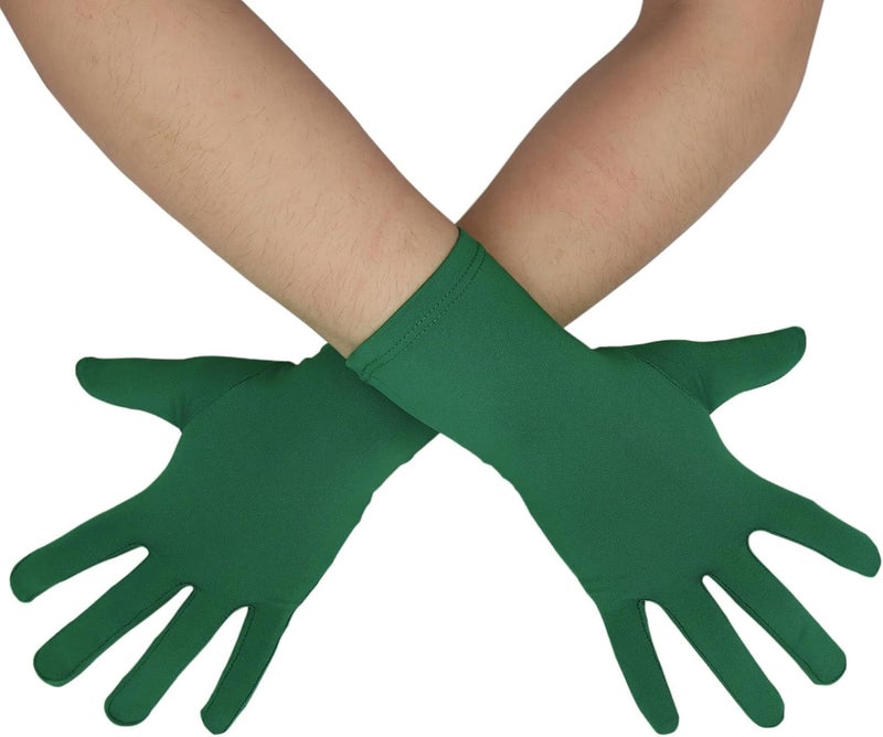 Sheface Stretchy Spandex Costume Gloves - Men's & Women's Banquet Party Wedding Gloves - Image 1